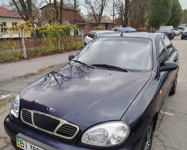 Дэу Ланос 2006 в Полтаве на Automoto.ua Синий Дэу Ланос, объемом двигателя 1.5 л и пробегом 168 тыс. км за 1500 $, фото 1 на Automoto.ua
