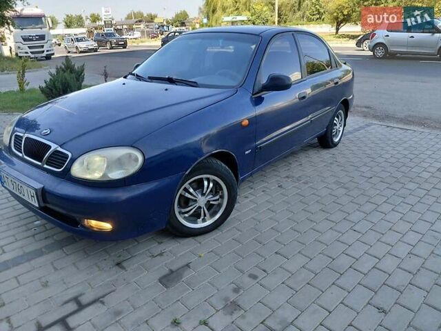 Синий Дэу Ланос, объемом двигателя 1.5 л и пробегом 301 тыс. км за 2450 $, фото 6 на Automoto.ua