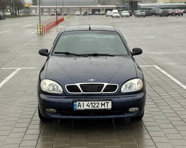 Синий Дэу Ланос, объемом двигателя 1.5 л и пробегом 211 тыс. км за 2800 $, фото 4 на Automoto.ua