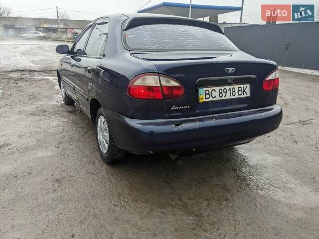 Синий Дэу Ланос, объемом двигателя 1.5 л и пробегом 172 тыс. км за 1450 $, фото 7 на Automoto.ua