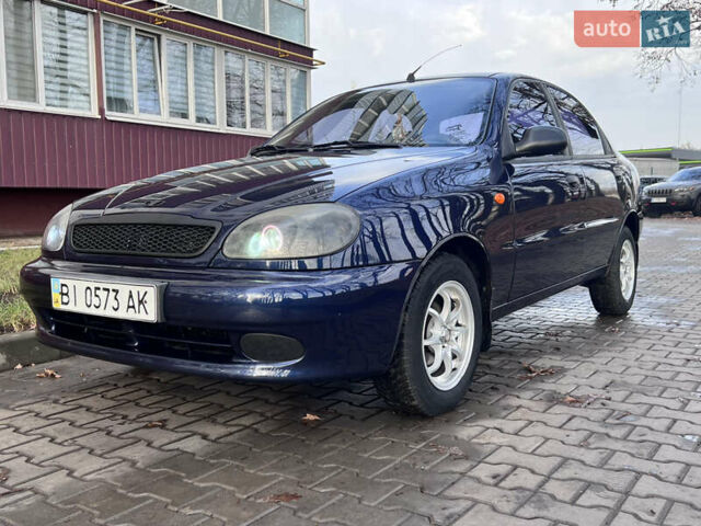 Синий Дэу Ланос, объемом двигателя 1.5 л и пробегом 130 тыс. км за 3400 $, фото 17 на Automoto.ua