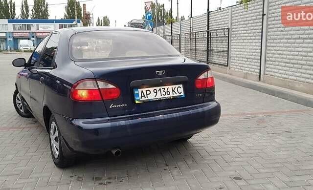 Синий Дэу Ланос, объемом двигателя 1.3 л и пробегом 168 тыс. км за 2200 $, фото 1 на Automoto.ua