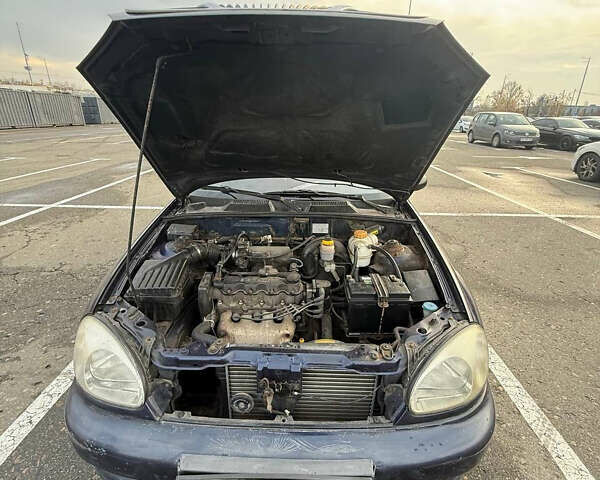 Синий Дэу Ланос, объемом двигателя 1.5 л и пробегом 340 тыс. км за 2400 $, фото 9 на Automoto.ua