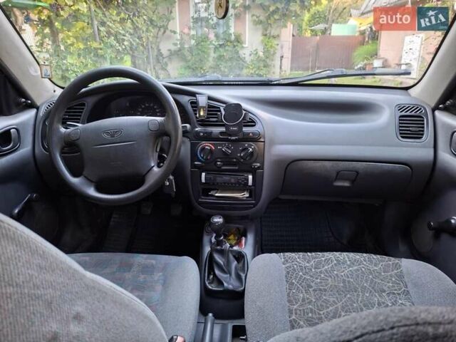 Синий Дэу Ланос, объемом двигателя 1.5 л и пробегом 201 тыс. км за 2600 $, фото 6 на Automoto.ua