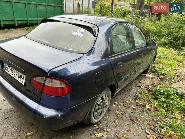 Синий Дэу Ланос, объемом двигателя 1.5 л и пробегом 263 тыс. км за 1200 $, фото 6 на Automoto.ua