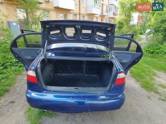 Синий Дэу Ланос, объемом двигателя 1.5 л и пробегом 198 тыс. км за 2200 $, фото 5 на Automoto.ua