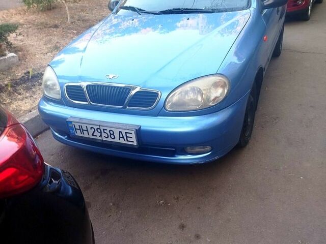 Синий Дэу Ланос, объемом двигателя 1.5 л и пробегом 223 тыс. км за 2500 $, фото 1 на Automoto.ua