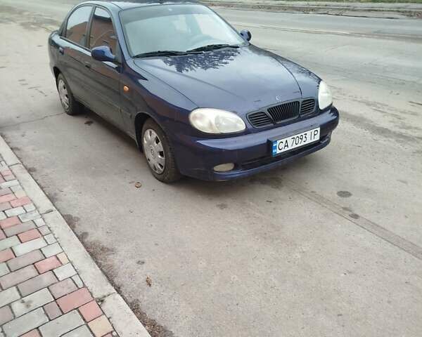 Синий Дэу Ланос, объемом двигателя 1.5 л и пробегом 295 тыс. км за 2400 $, фото 7 на Automoto.ua