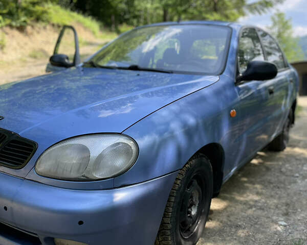 Синий Дэу Ланос, объемом двигателя 1.5 л и пробегом 213 тыс. км за 2000 $, фото 1 на Automoto.ua
