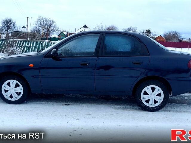 Синий Дэу Ланос, объемом двигателя 1.5 л и пробегом 200 тыс. км за 1999 $, фото 6 на Automoto.ua