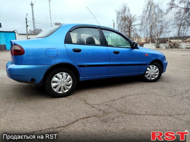 Синий Дэу Ланос, объемом двигателя 1.5 л и пробегом 193 тыс. км за 1850 $, фото 10 на Automoto.ua