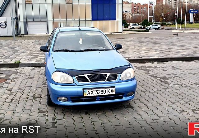 Синій Деу Ланос, об'ємом двигуна 1.4 л та пробігом 170 тис. км за 1500 $, фото 1 на Automoto.ua