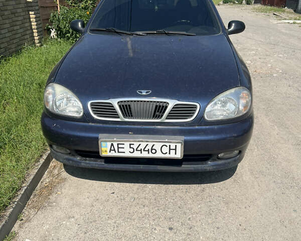 Синий Дэу Ланос, объемом двигателя 1.5 л и пробегом 144 тыс. км за 1800 $, фото 1 на Automoto.ua