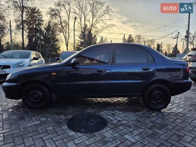 Синий Дэу Ланос, объемом двигателя 1.6 л и пробегом 125 тыс. км за 1600 $, фото 13 на Automoto.ua