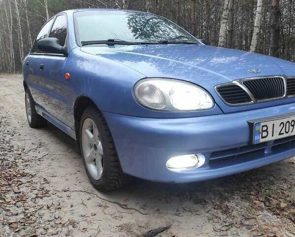 Синий Дэу Ланос, объемом двигателя 1.5 л и пробегом 97 тыс. км за 3500 $, фото 14 на Automoto.ua