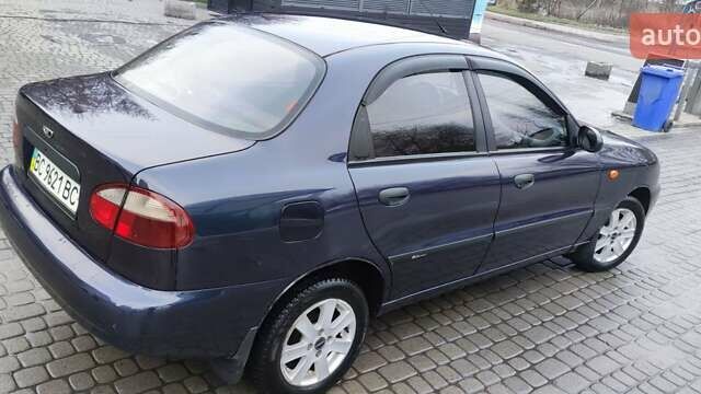 Синий Дэу Ланос, объемом двигателя 1.5 л и пробегом 194 тыс. км за 2593 $, фото 4 на Automoto.ua