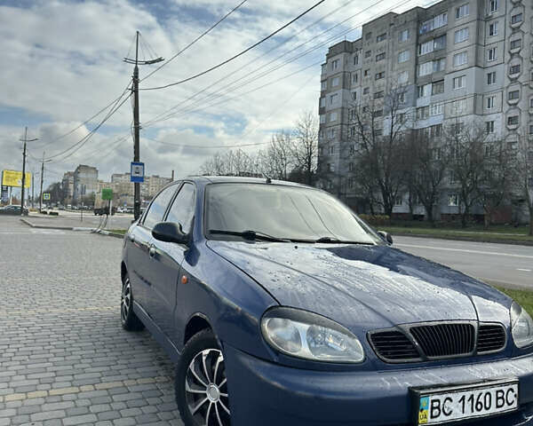 Синий Дэу Ланос, объемом двигателя 1.5 л и пробегом 145 тыс. км за 1899 $, фото 2 на Automoto.ua