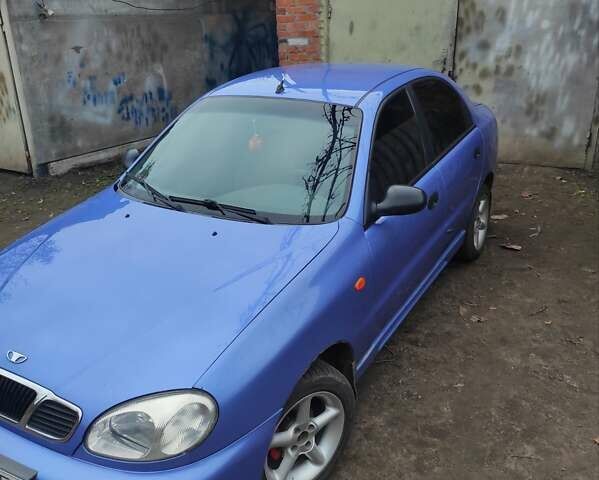 Синий Дэу Ланос, объемом двигателя 1.5 л и пробегом 97 тыс. км за 2900 $, фото 4 на Automoto.ua