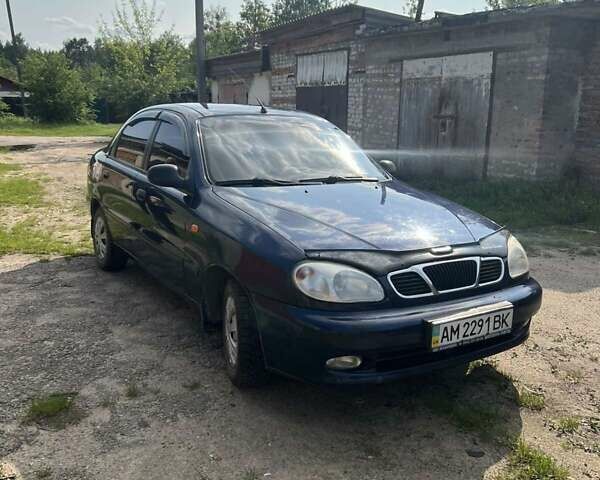 Синий Дэу Ланос, объемом двигателя 1.5 л и пробегом 65 тыс. км за 3400 $, фото 16 на Automoto.ua