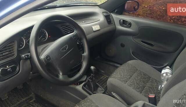 Синий Дэу Ланос, объемом двигателя 1.6 л и пробегом 172 тыс. км за 3100 $, фото 8 на Automoto.ua