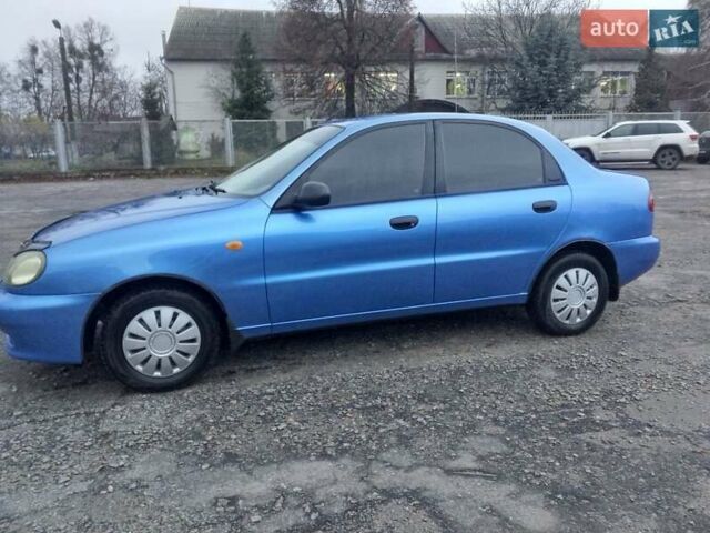Синий Дэу Ланос, объемом двигателя 1.5 л и пробегом 113 тыс. км за 1800 $, фото 7 на Automoto.ua
