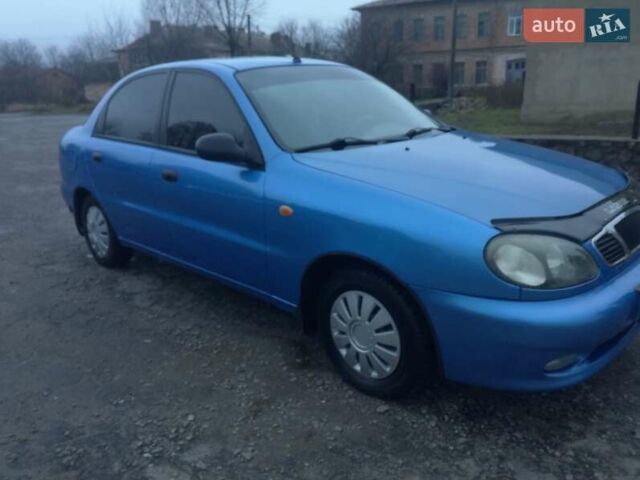 Синий Дэу Ланос, объемом двигателя 1.5 л и пробегом 113 тыс. км за 1800 $, фото 2 на Automoto.ua