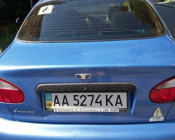 Синий Дэу Ланос, объемом двигателя 1.6 л и пробегом 135 тыс. км за 2000 $, фото 2 на Automoto.ua