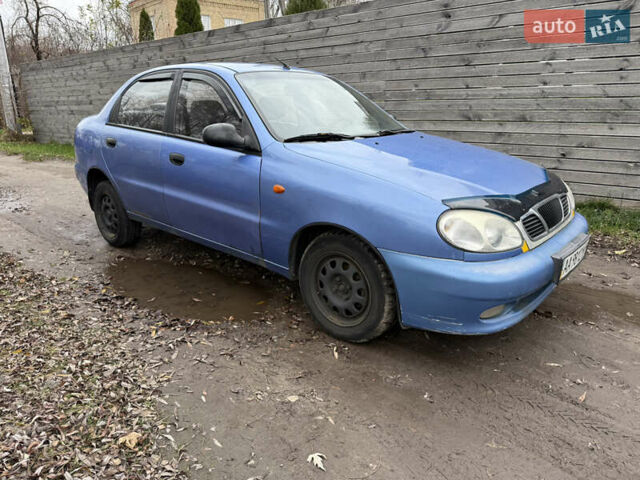 Синий Дэу Ланос, объемом двигателя 1.4 л и пробегом 224 тыс. км за 1390 $, фото 2 на Automoto.ua