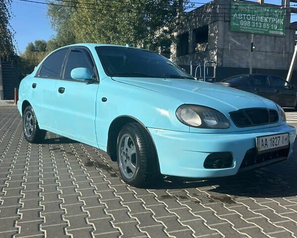 Синий Дэу Ланос, объемом двигателя 1.5 л и пробегом 250 тыс. км за 2300 $, фото 1 на Automoto.ua