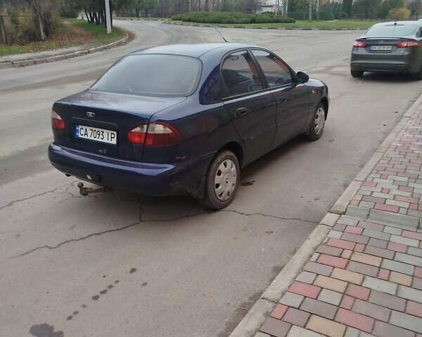 Синий Дэу Ланос, объемом двигателя 1.5 л и пробегом 295 тыс. км за 2400 $, фото 5 на Automoto.ua