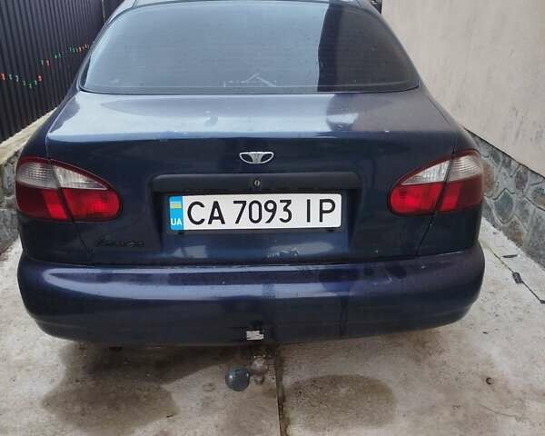 Синий Дэу Ланос, объемом двигателя 1.5 л и пробегом 295 тыс. км за 2400 $, фото 6 на Automoto.ua