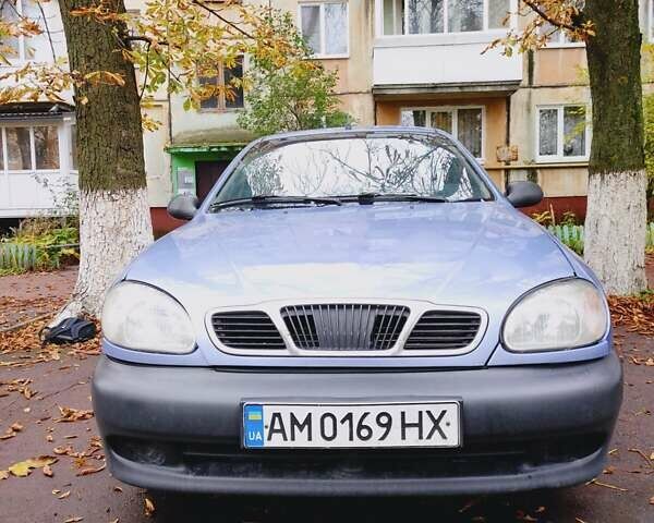Синий Дэу Ланос, объемом двигателя 1.5 л и пробегом 300 тыс. км за 1450 $, фото 8 на Automoto.ua