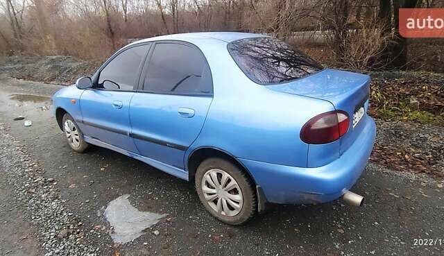 Синий Дэу Ланос, объемом двигателя 1.6 л и пробегом 172 тыс. км за 3100 $, фото 9 на Automoto.ua