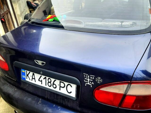 Синий Дэу Ланос, объемом двигателя 1.5 л и пробегом 220 тыс. км за 2000 $, фото 7 на Automoto.ua