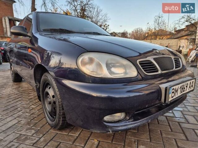 Синий Дэу Ланос, объемом двигателя 1.6 л и пробегом 125 тыс. км за 1600 $, фото 5 на Automoto.ua
