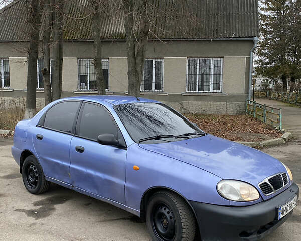 Синий Дэу Ланос, объемом двигателя 1.5 л и пробегом 311 тыс. км за 950 $, фото 5 на Automoto.ua