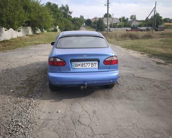 Синий Дэу Ланос, объемом двигателя 1.6 л и пробегом 1 тыс. км за 2600 $, фото 3 на Automoto.ua