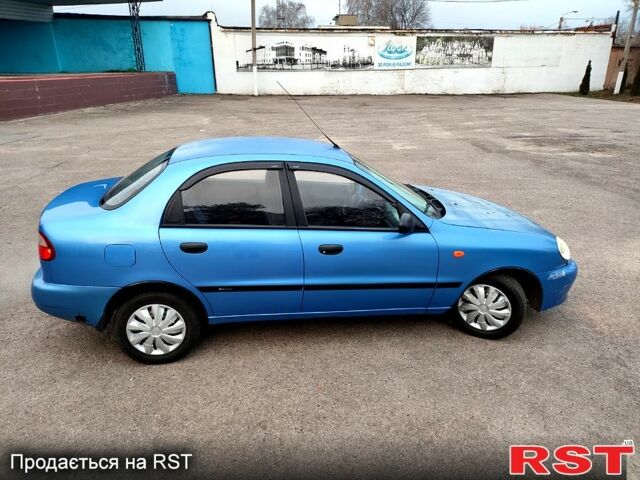 Синий Дэу Ланос, объемом двигателя 1.5 л и пробегом 193 тыс. км за 1850 $, фото 2 на Automoto.ua