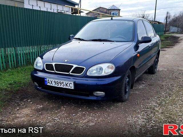 Синий Дэу Ланос, объемом двигателя 1.5 л и пробегом 147 тыс. км за 3000 $, фото 2 на Automoto.ua