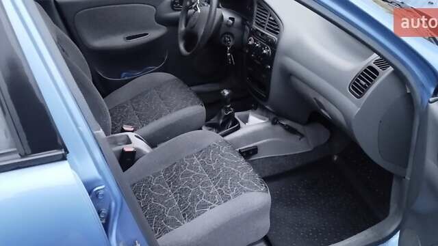 Синий Дэу Ланос, объемом двигателя 1.5 л и пробегом 17 тыс. км за 2950 $, фото 5 на Automoto.ua
