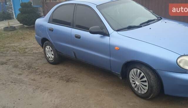 Синий Дэу Ланос, объемом двигателя 1.5 л и пробегом 157 тыс. км за 1550 $, фото 2 на Automoto.ua