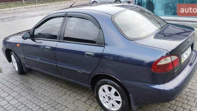 Синий Дэу Ланос, объемом двигателя 1.5 л и пробегом 194 тыс. км за 2593 $, фото 5 на Automoto.ua