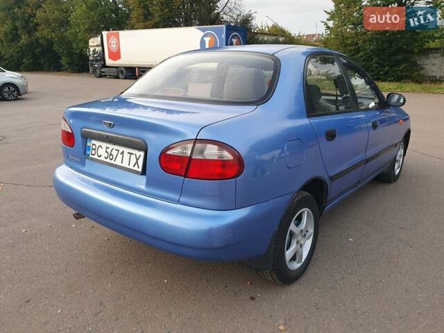 Синий Дэу Ланос, объемом двигателя 1.6 л и пробегом 239 тыс. км за 1800 $, фото 3 на Automoto.ua