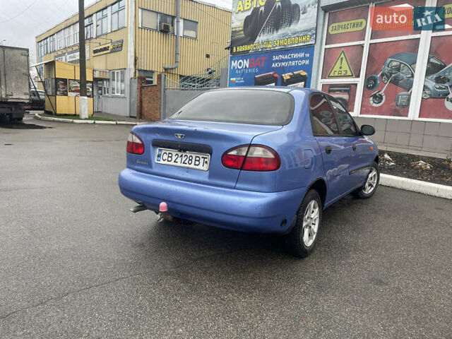 Синий Дэу Ланос, объемом двигателя 1.5 л и пробегом 220 тыс. км за 2300 $, фото 2 на Automoto.ua