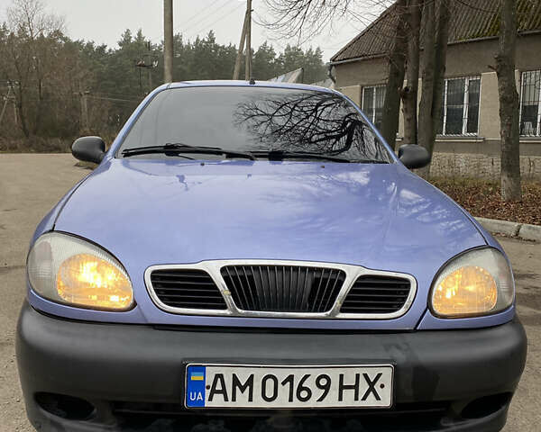 Синий Дэу Ланос, объемом двигателя 1.5 л и пробегом 311 тыс. км за 950 $, фото 7 на Automoto.ua