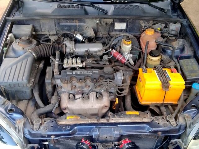 Синий Дэу Ланос, объемом двигателя 1.5 л и пробегом 168 тыс. км за 3500 $, фото 10 на Automoto.ua