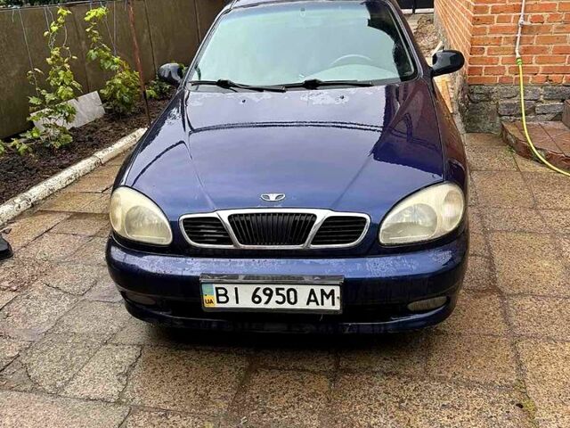 Дэу Ланос 2007 в Полтаве на Automoto.ua Синий Дэу Ланос, объемом двигателя 1.5 л и пробегом 219 тыс. км за 1950 $, фото 1 на Automoto.ua