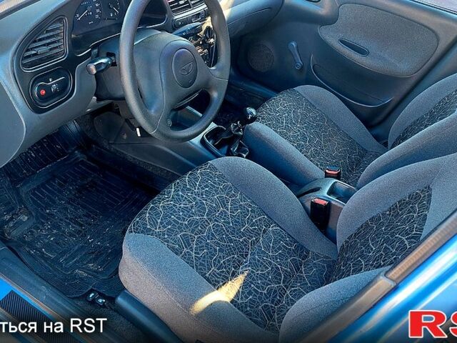 Синий Дэу Ланос, объемом двигателя 1.5 л и пробегом 183 тыс. км за 2650 $, фото 9 на Automoto.ua