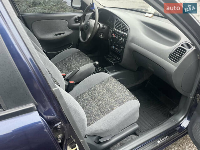 Синий Дэу Ланос, объемом двигателя 1.5 л и пробегом 123 тыс. км за 2300 $, фото 16 на Automoto.ua
