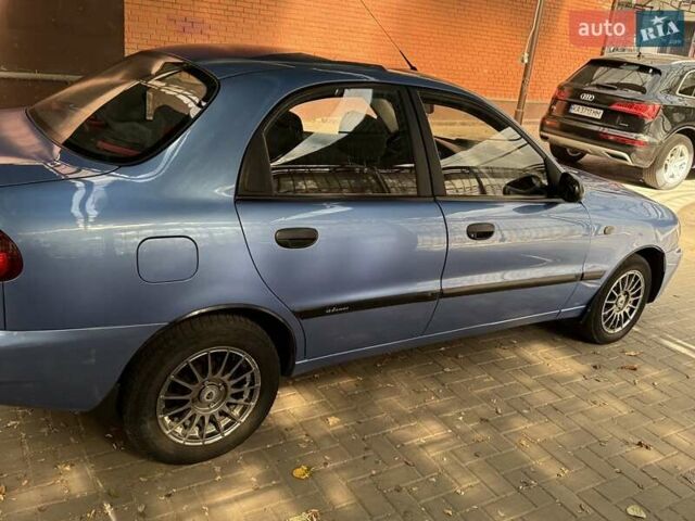 Дэу Ланос 2007 в Запорожье на Automoto.ua Синий Дэу Ланос, объемом двигателя 1.5 л и пробегом 240 тыс. км за 2600 $, фото 5 на Automoto.ua